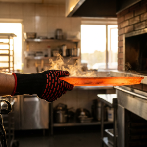 500C Silicone Grip Heat-Resistant Safety Gloves