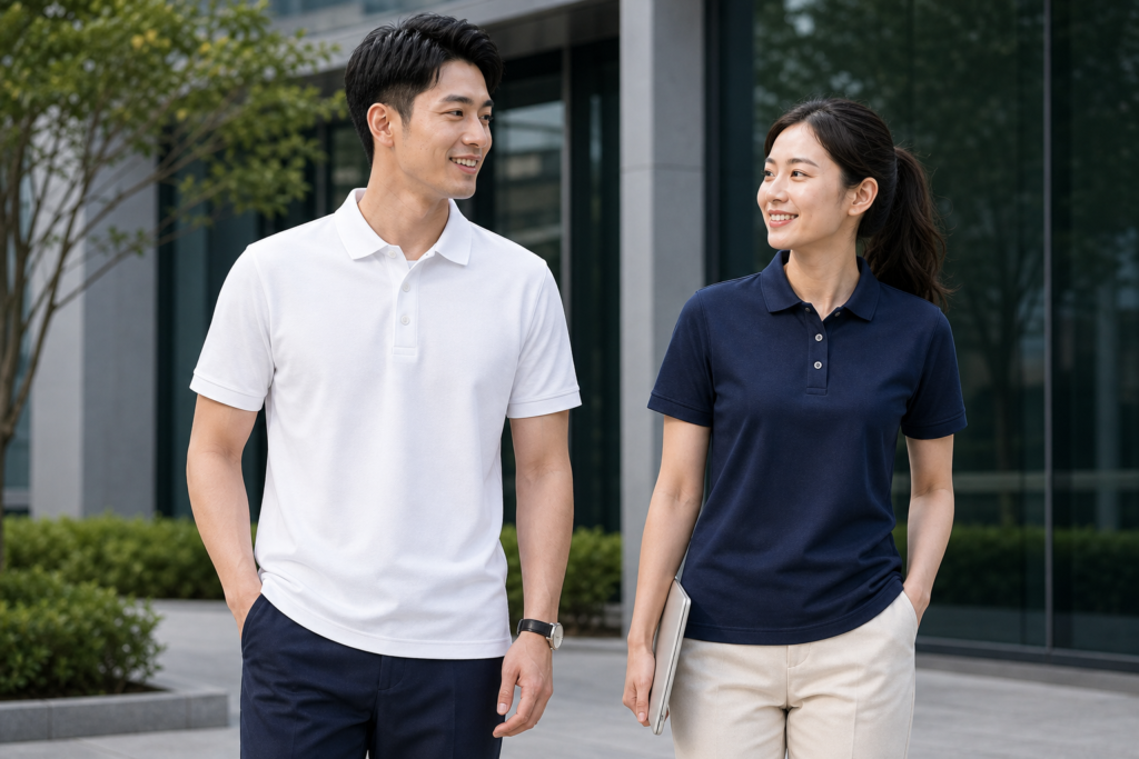 Custom Cotton Pique Corporate Polo Shirts