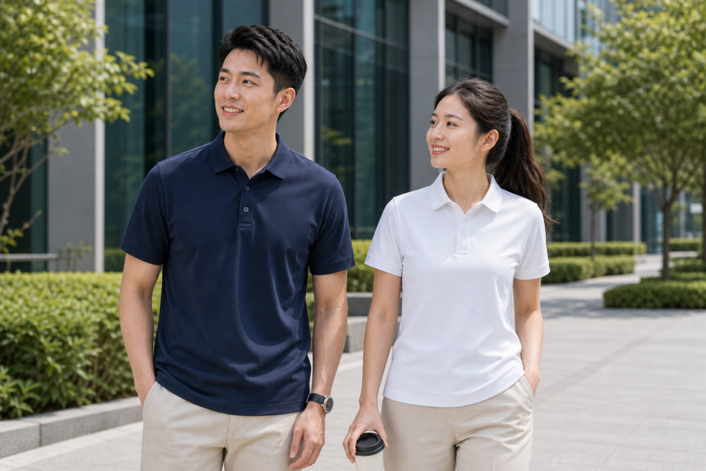 Custom Soft Cotton Business Polo Shirts